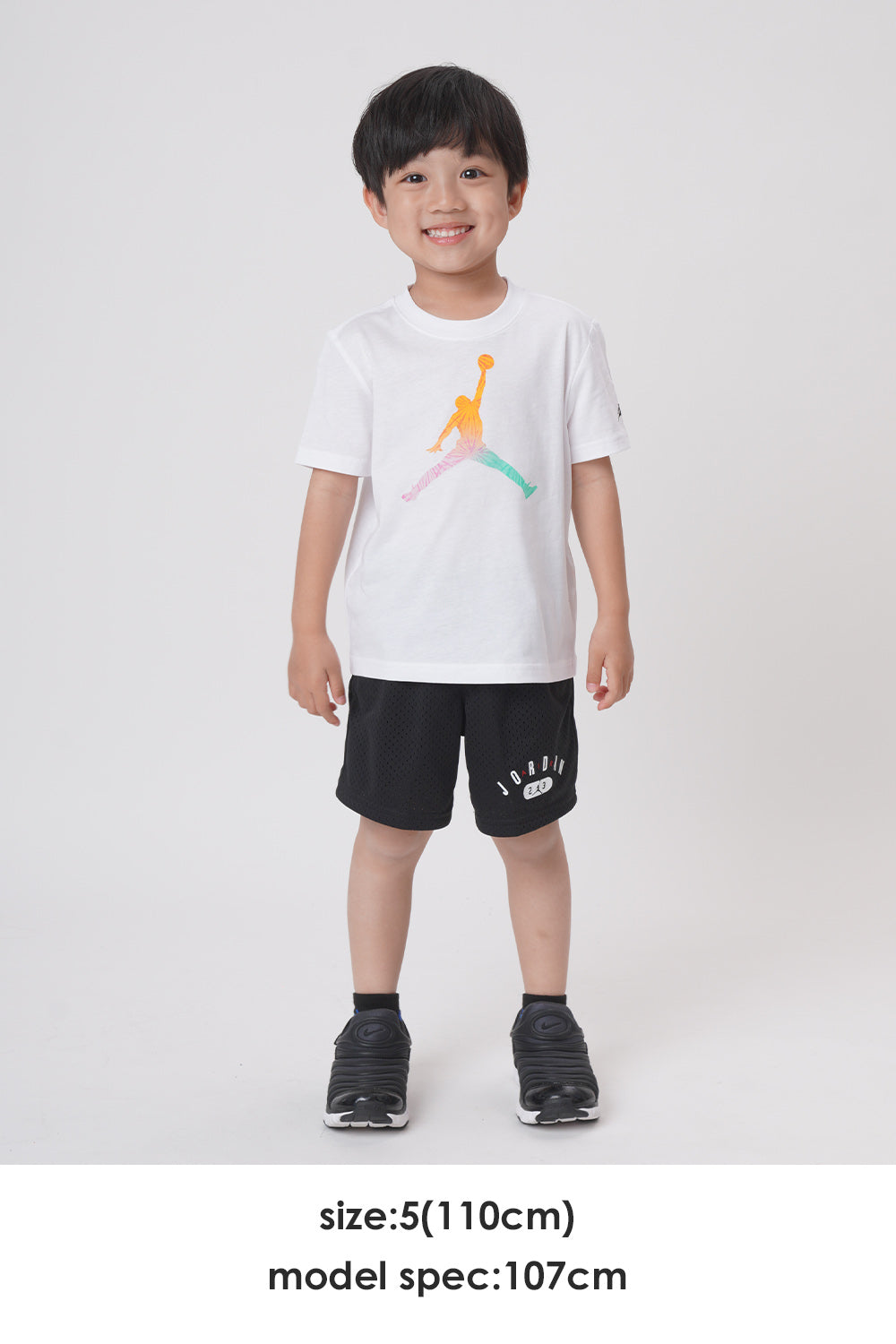 【公式限定】キッズ(105-120cm)  JORDAN(ジョーダン) 半袖Tシャツ JDB TIE DYE JM