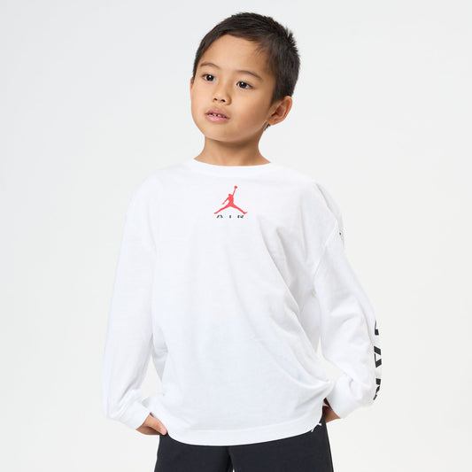 キッズ(105-120cm)  JORDAN(ジョーダン) 長袖Tシャツ JDB MJ AIR HBR LS SHIRT