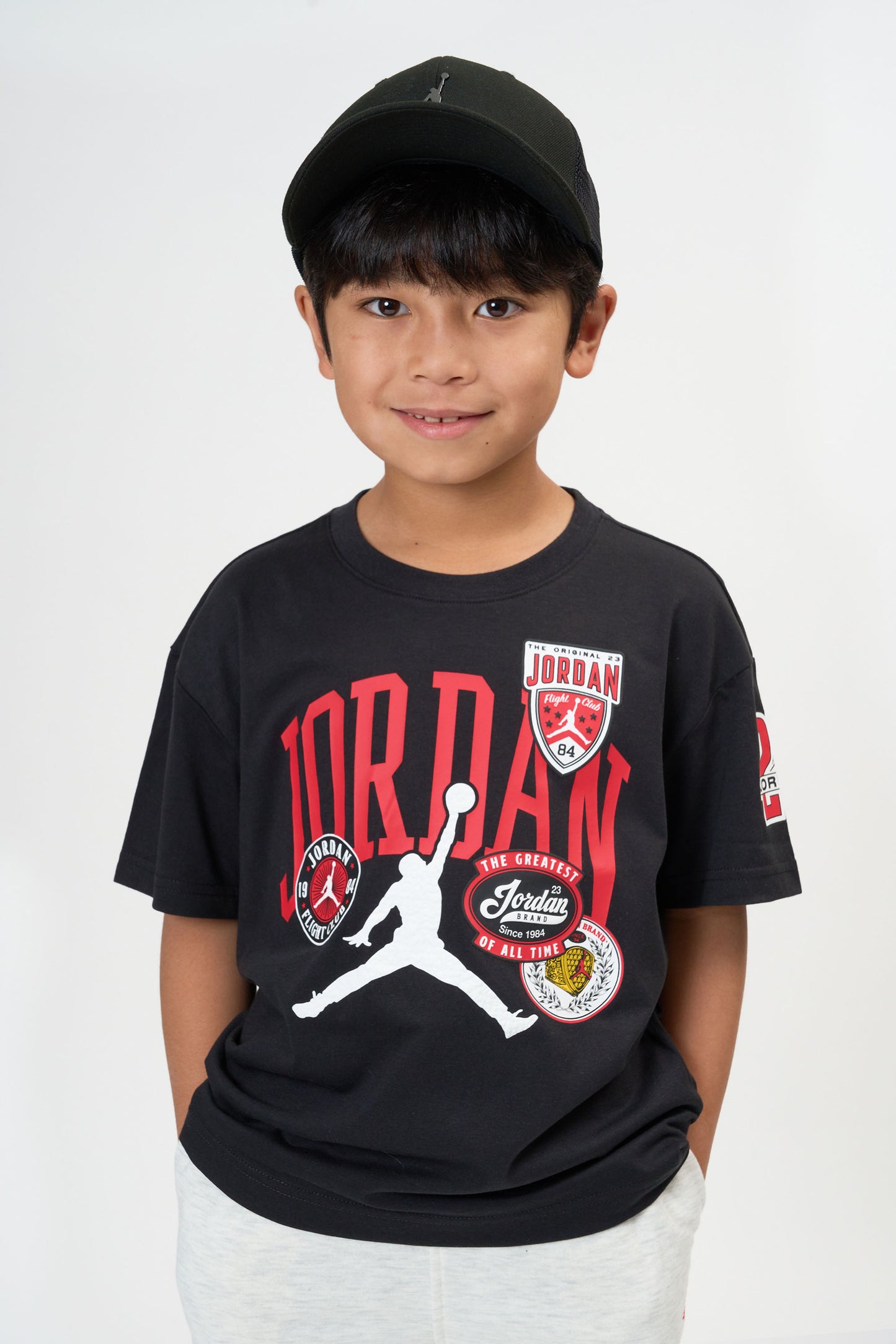 キッズ(105-120cm)  JORDAN(ジョーダン) 半袖Tシャツ JDB I23 HIGHWAY ARCH SS TEE