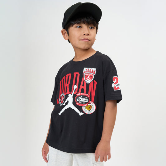 キッズ(105-120cm)  JORDAN(ジョーダン) 半袖Tシャツ JDB I23 HIGHWAY ARCH SS TEE