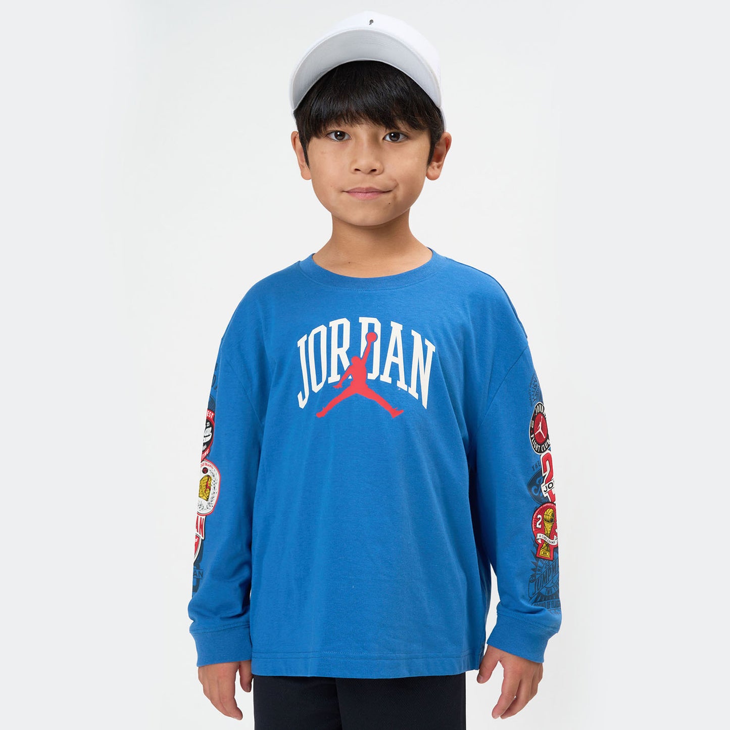 キッズ(105-120cm)  JORDAN(ジョーダン) 長袖Tシャツ JDB I23 HIGHWAY ARCH LS TEE