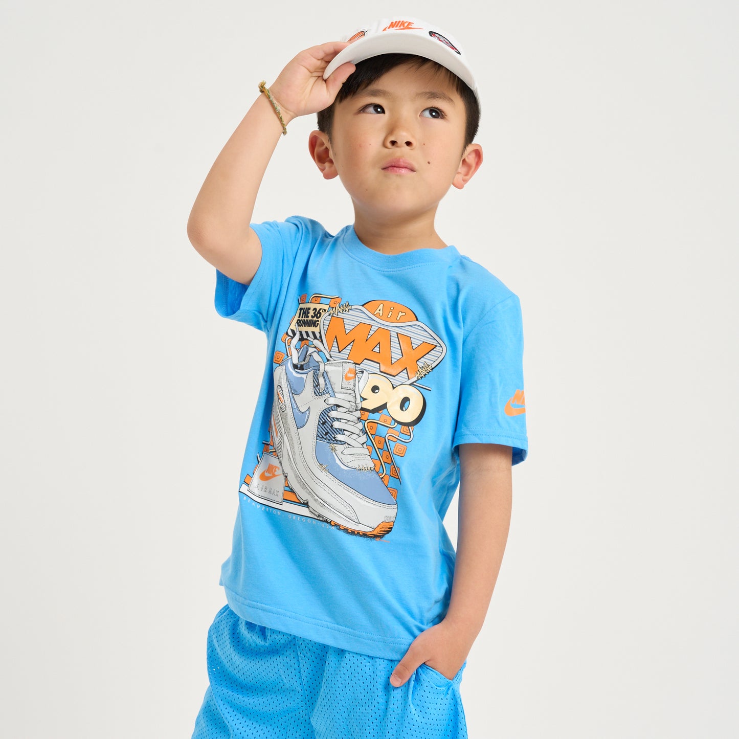 キッズ(105-120cm)  NIKE(ナイキ) 半袖Tシャツ NKB AIR MAX SNEAKER TEE