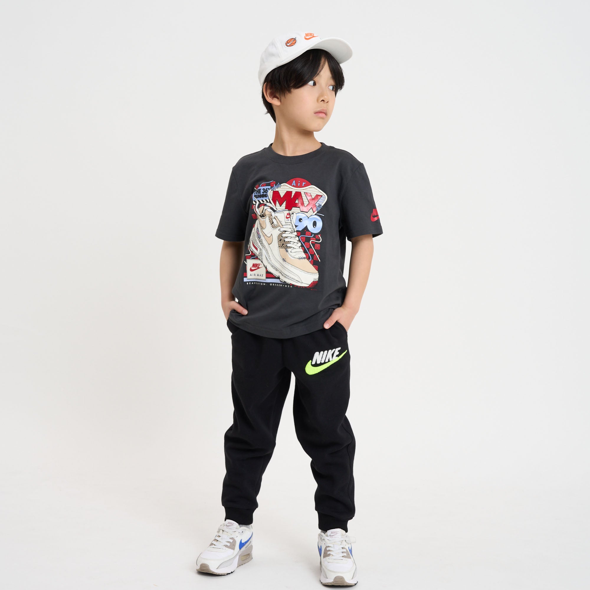 キッズ(105-120cm) NIKE(ナイキ) 半袖Tシャツ NKB AIR MAX SNEAKER TEE