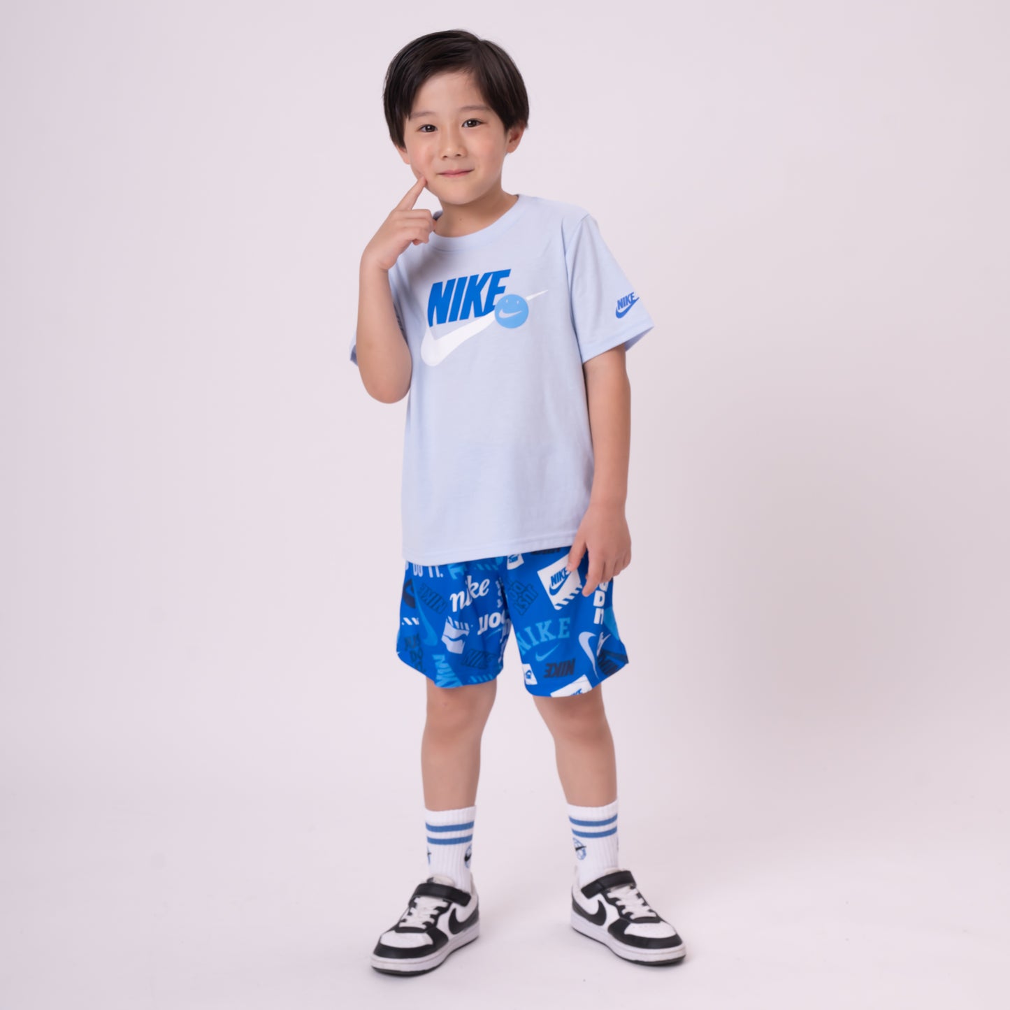 キッズ(105-120cm)  NIKE(ナイキ) セットアップ NKB B NSW ITZ AOP SHORT SET
