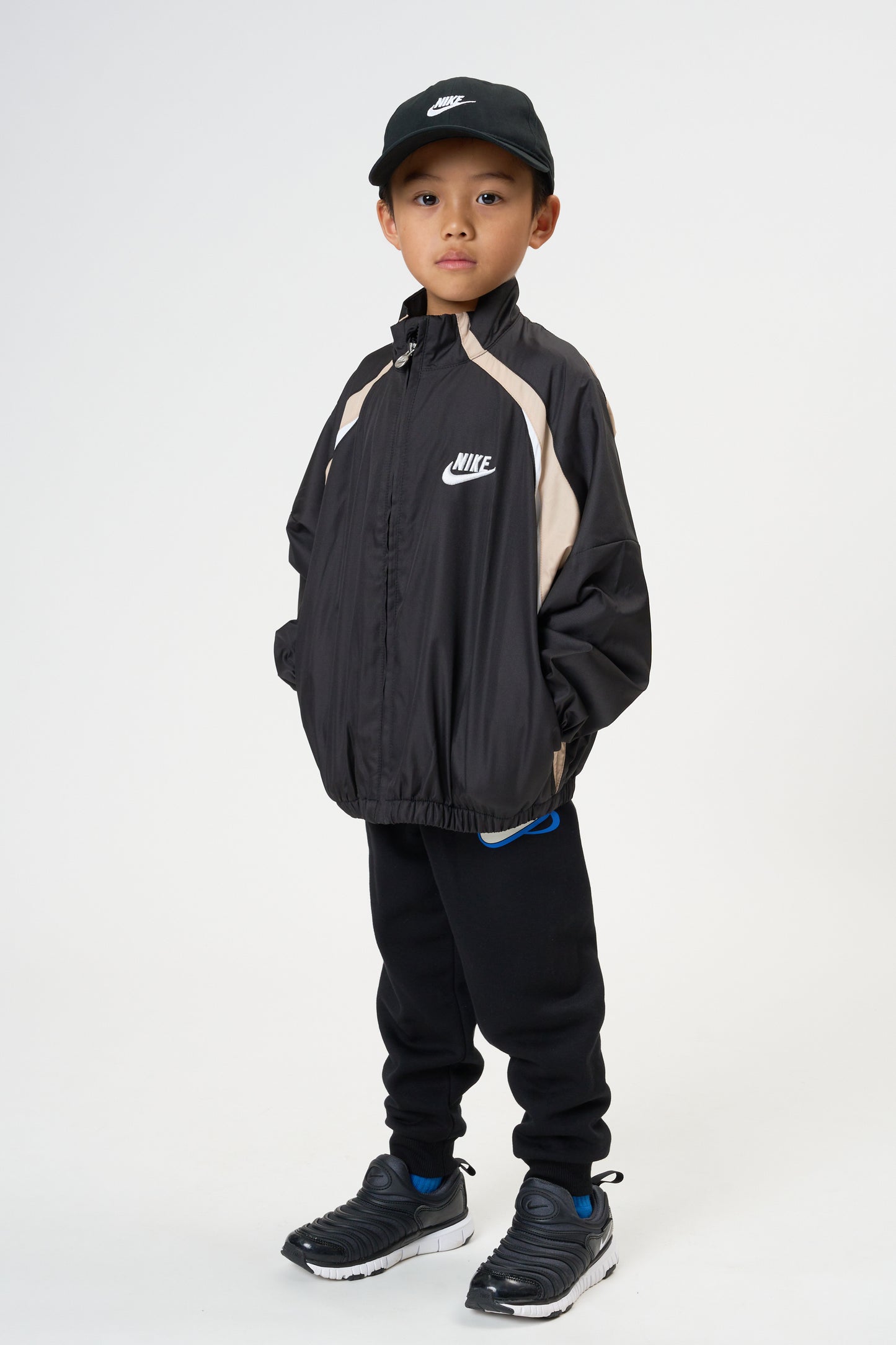 キッズ(105-120cm)  NIKE(ナイキ) ジャケット NKN COLOR BLOCK HOODLESS JKT