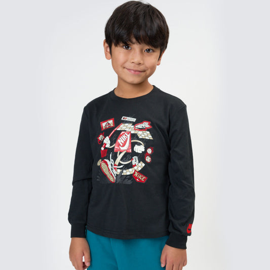 キッズ(105-120cm)  NIKE(ナイキ) 長袖Tシャツ NKB NIKE BOXY LONG SLV TEE
