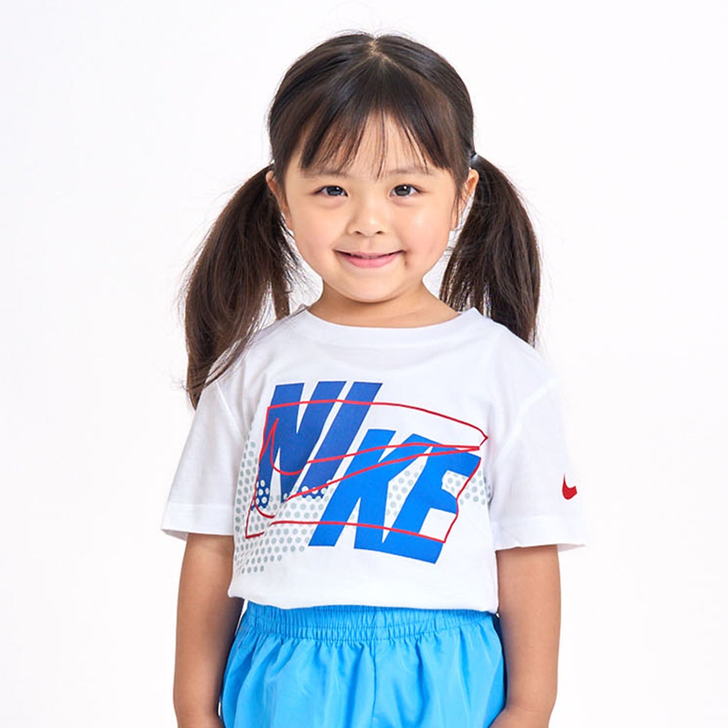 キッズ(105-120cm) Tシャツ NIKE(ナイキ) NKB SPLIT NIKE BLOCK SS TEE