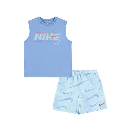 キッズ(105-120cm) セット商品 NIKE(ナイキ) NKB B NK RHYTHM DF AOP SHORT S