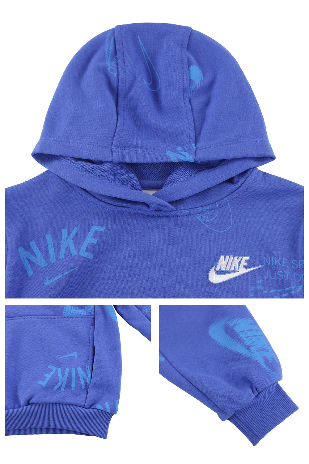 キッズ(105-120cm) トレーナー/パーカー NIKE(ナイキ) NKN CLUB BRAND ENERGY AOP HOOD