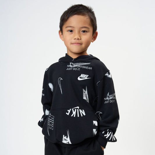 キッズ(105-120cm) トレーナー/パーカー NIKE(ナイキ) NKN CLUB BRAND ENERGY AOP HOOD