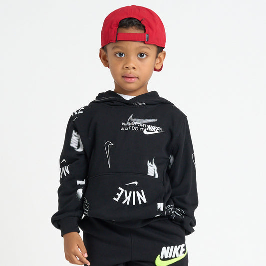 キッズ(105-120cm) トレーナー/パーカー NIKE(ナイキ) NKN CLUB BRAND ENERGY AOP HOOD