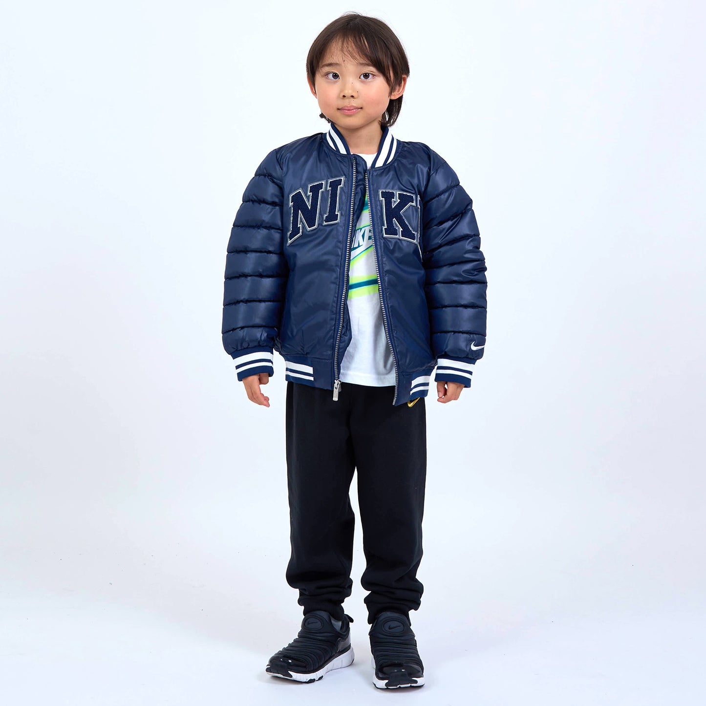 キッズ(105-120cm) アウター NIKE(ナイキ) NKN NIKE BASEBALL PUFFER JKT