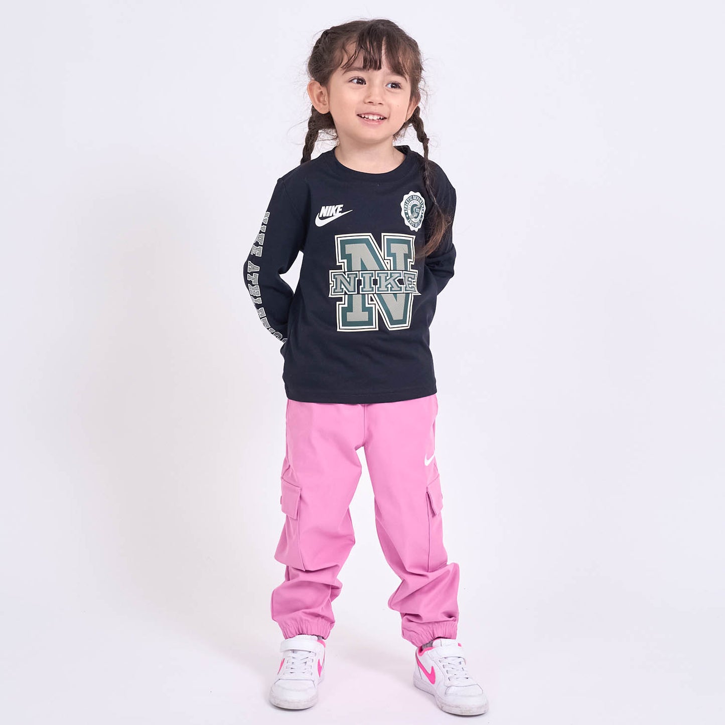 キッズ(105-120cm) Tシャツ NIKE(ナイキ) NKB ATHLETICS L/S TEE