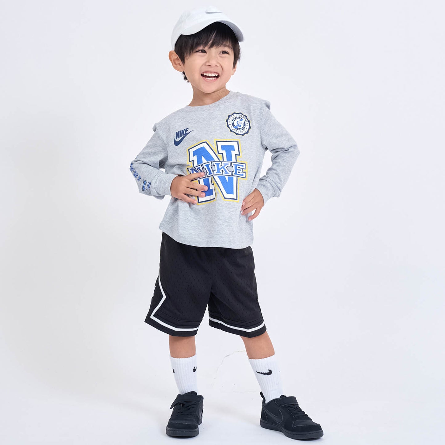 キッズ(105-120cm) Tシャツ NIKE(ナイキ) NKB ATHLETICS L/S TEE