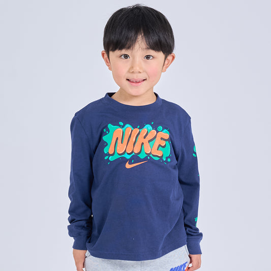 キッズ(105-120cm) Tシャツ NIKE(ナイキ) NKB NIKE SLIME LS TEE