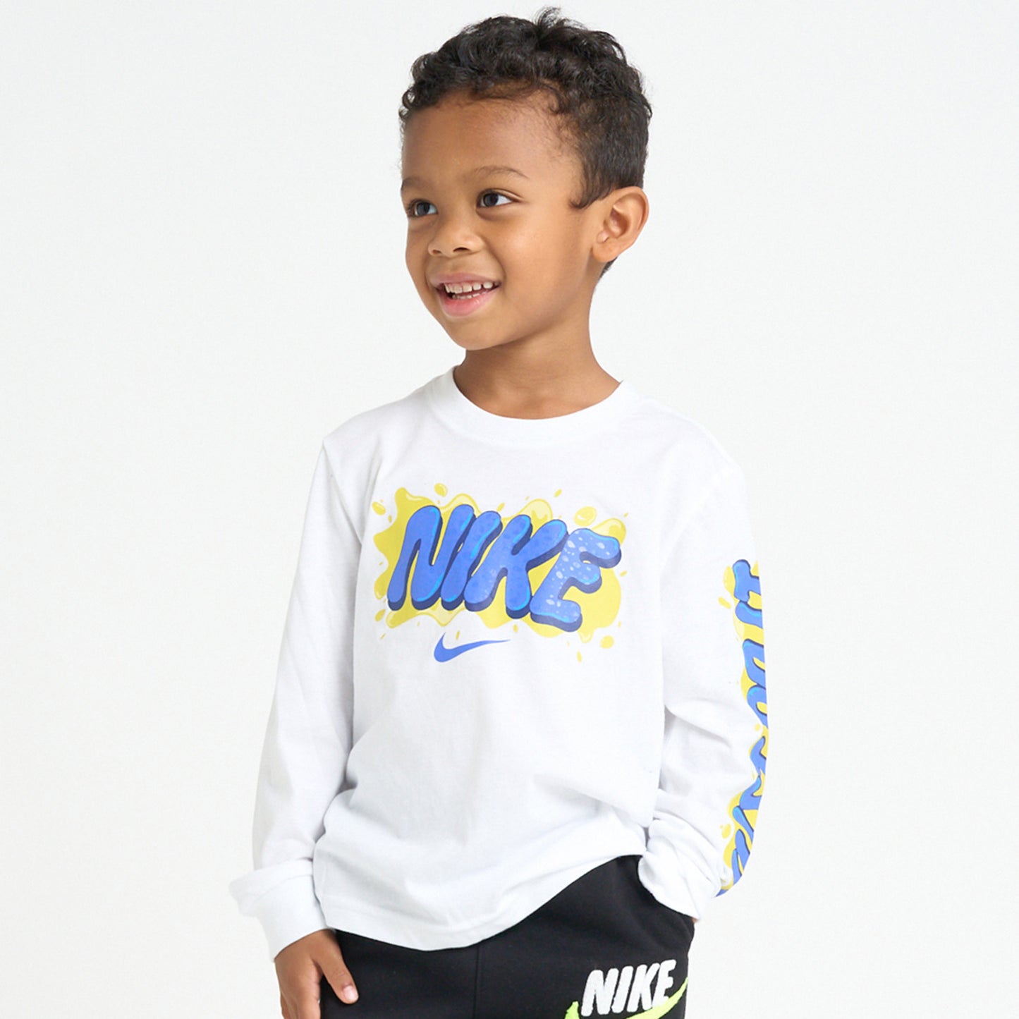 キッズ(105-120cm) Tシャツ NIKE(ナイキ) NKB NIKE SLIME LS TEE