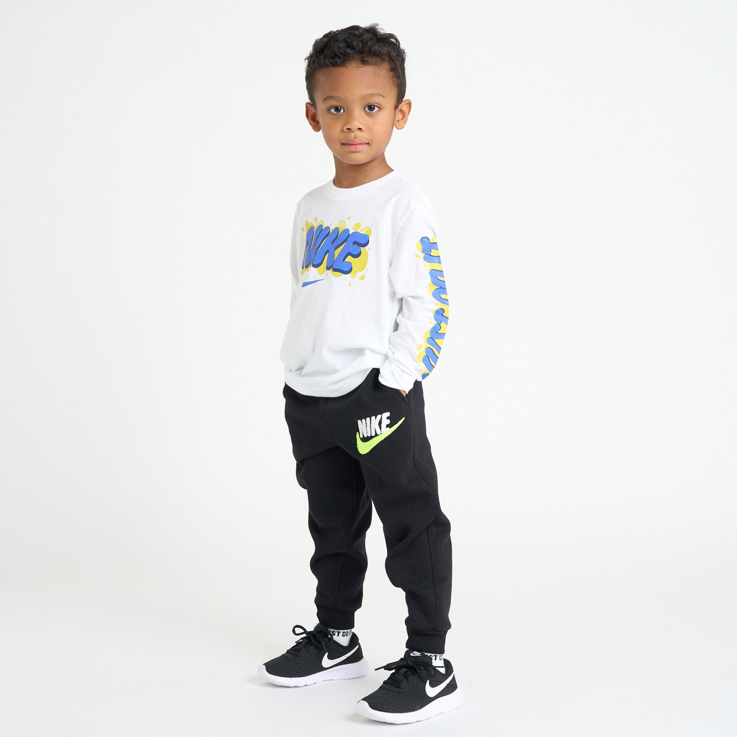 キッズ(105-120cm) Tシャツ NIKE(ナイキ) NKB NIKE SLIME LS TEE