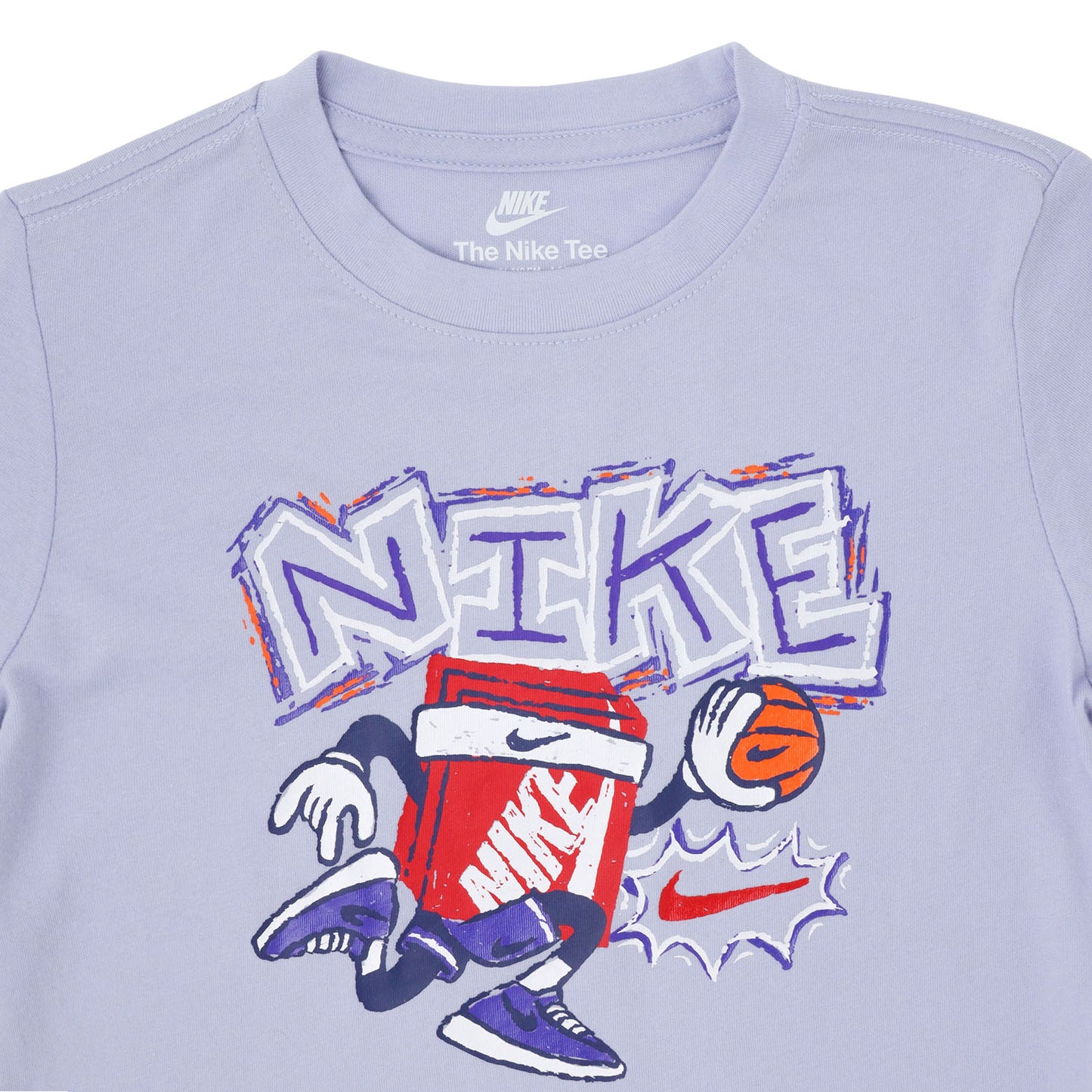 キッズ(105-120cm)  NIKE(ナイキ) 半袖Tシャツ NKB CHALKY BOXY BBALL TEE