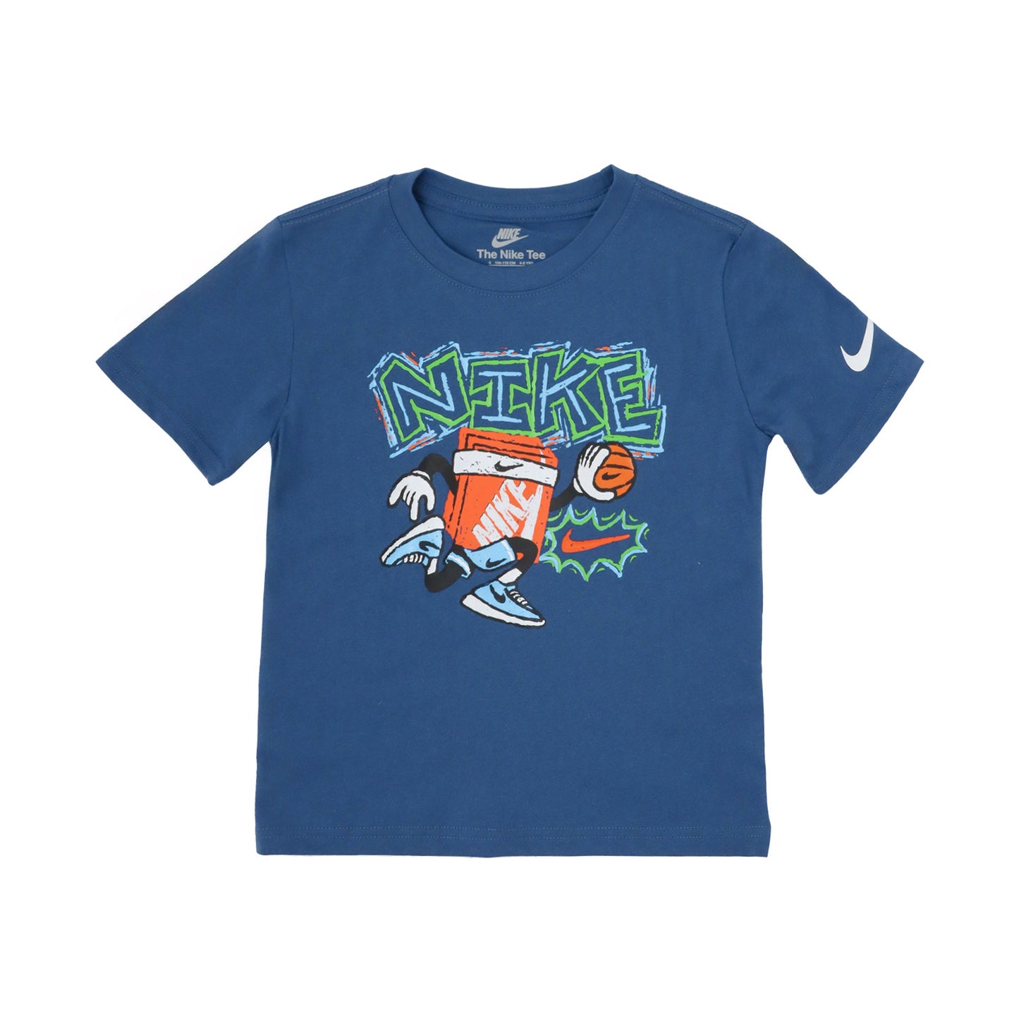 キッズ(105-120cm)  NIKE(ナイキ) 半袖Tシャツ NKB CHALKY BOXY BBALL TEE