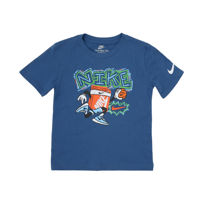キッズ(105-120cm)  NIKE(ナイキ) 半袖Tシャツ NKB CHALKY BOXY BBALL TEE