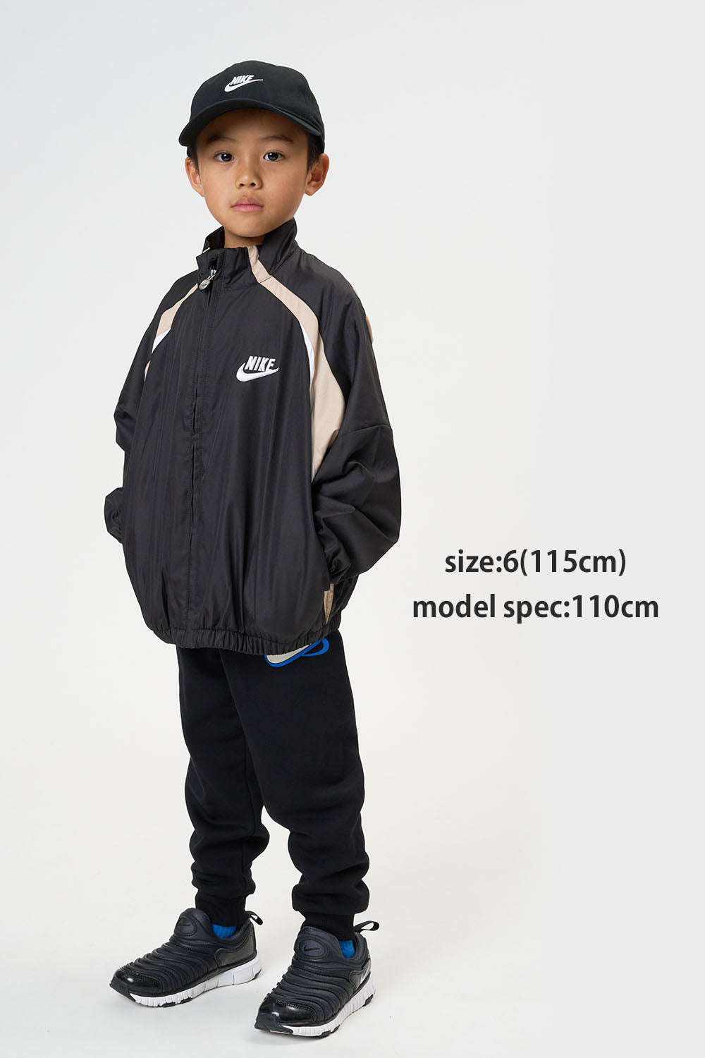 キッズ(105-120cm)  NIKE(ナイキ) ジャケット NKN COLOR BLOCK HOODLESS JKT