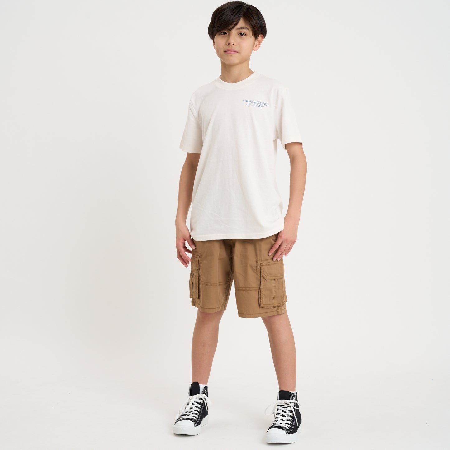 【110-170cm】  A&F(アバクロンビー&フィッチ) ハーフパンツ AFB BAGGY CARGO SHORTS