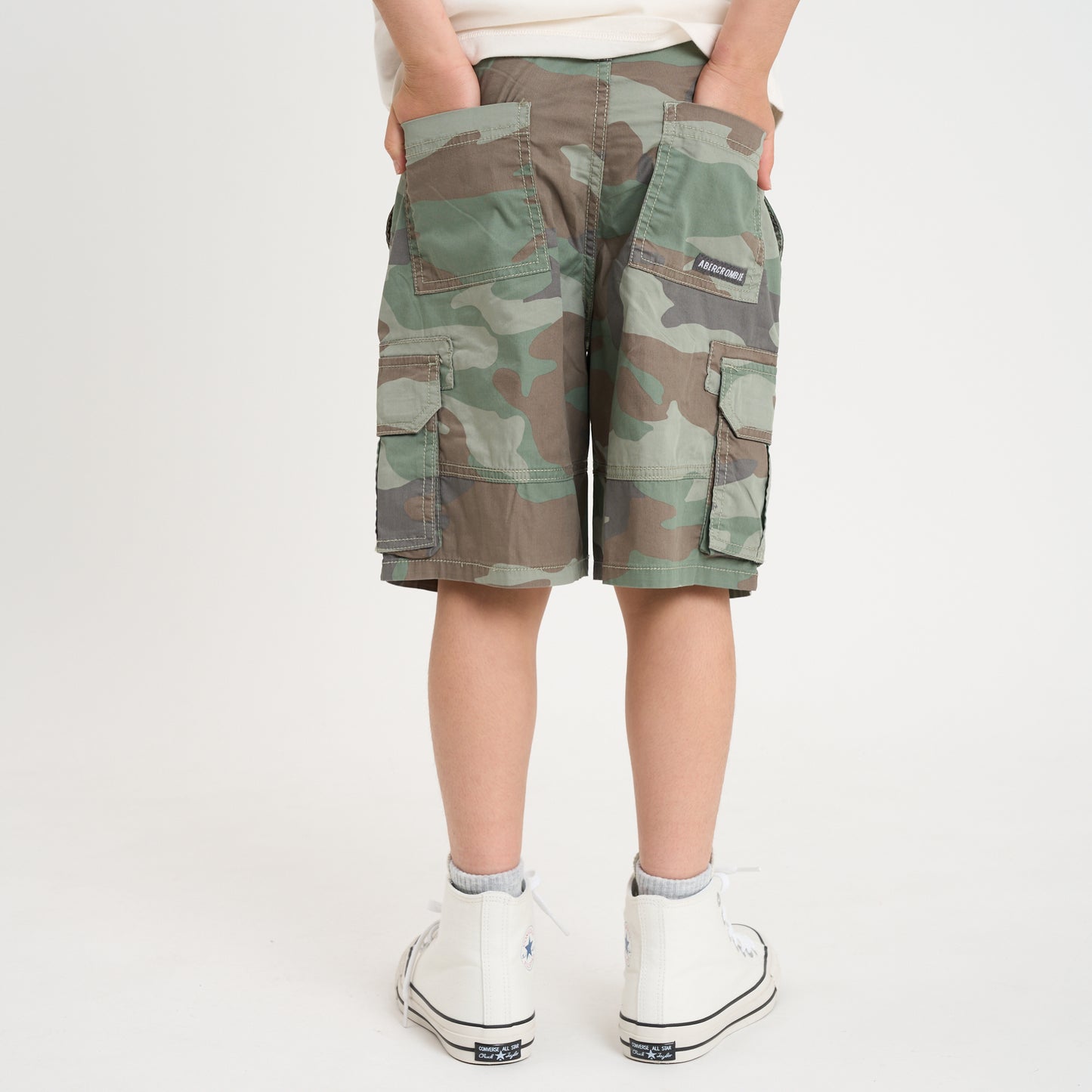 【110-170cm】  A&F(アバクロンビー&フィッチ) ハーフパンツ AFB BAGGY CARGO SHORTS
