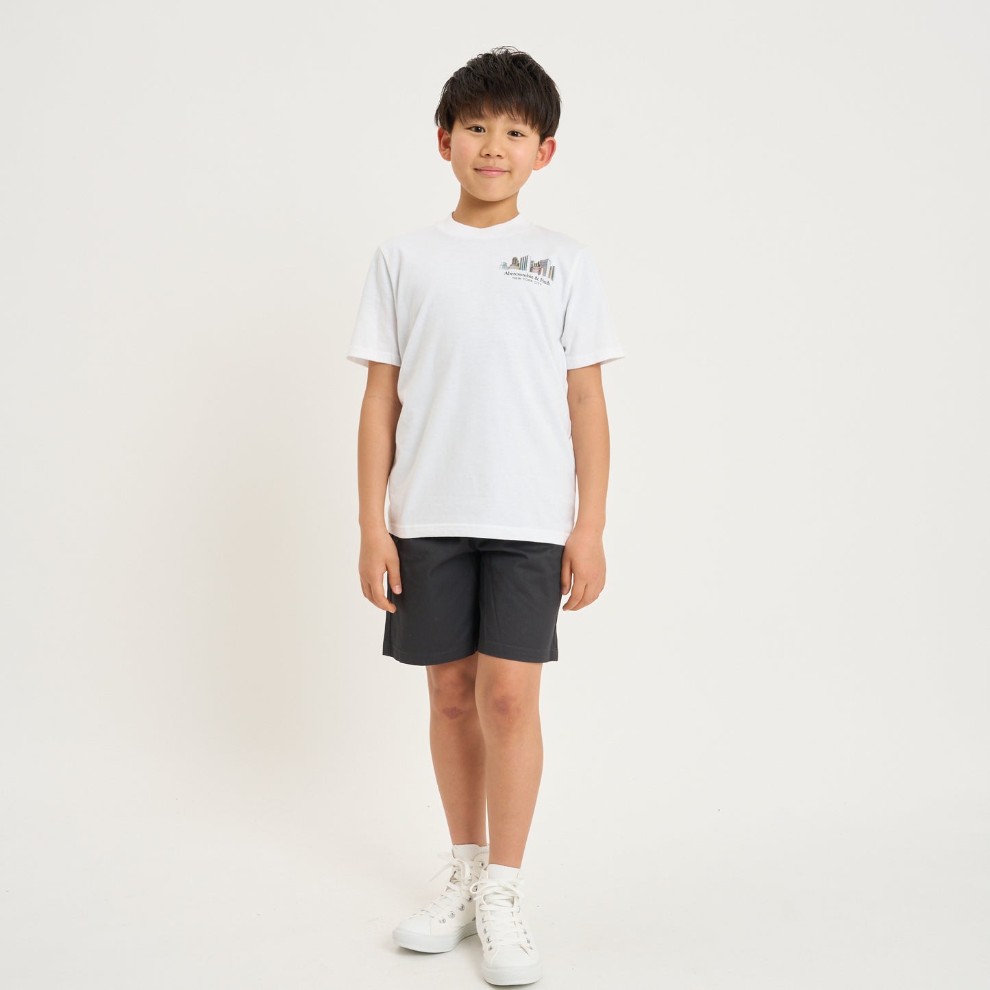 【110-170cm】  A&F(アバクロンビー&フィッチ) 半袖Tシャツ AFB NYC SKETCH TEE