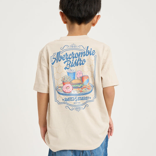 【110-170cm】  A&F(アバクロンビー&フィッチ) 半袖Tシャツ AFB ROOM SERVICE TEE