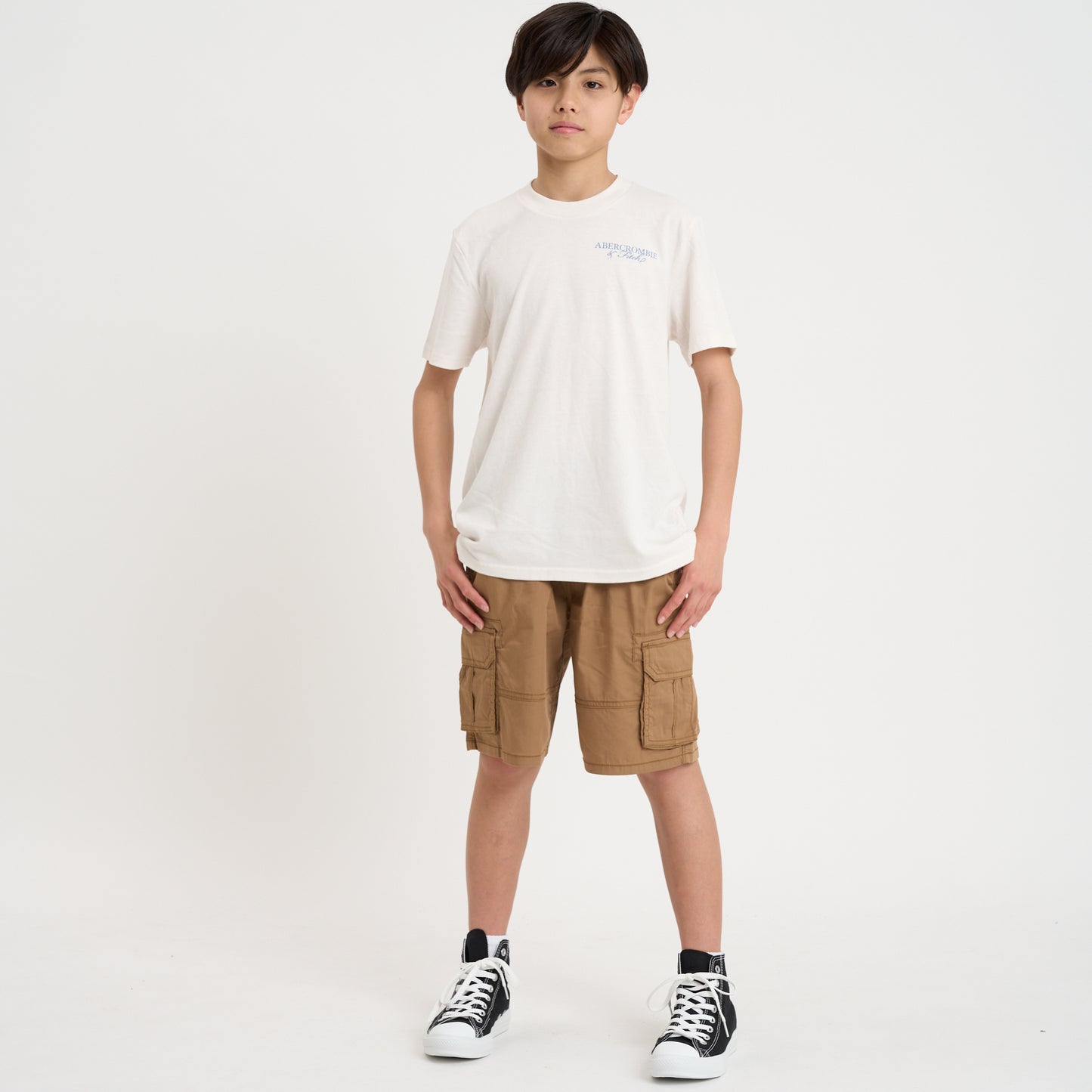 【110-170cm】  A&F(アバクロンビー&フィッチ) 半袖Tシャツ AFB AUTO CLUB TEE