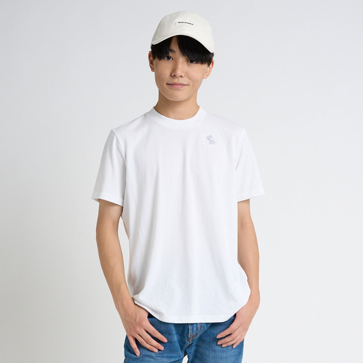 【110-170cm】  A&F(アバクロンビー&フィッチ) 半袖Tシャツ AFBSHORT SLEEVE ESSENTIAL TEE