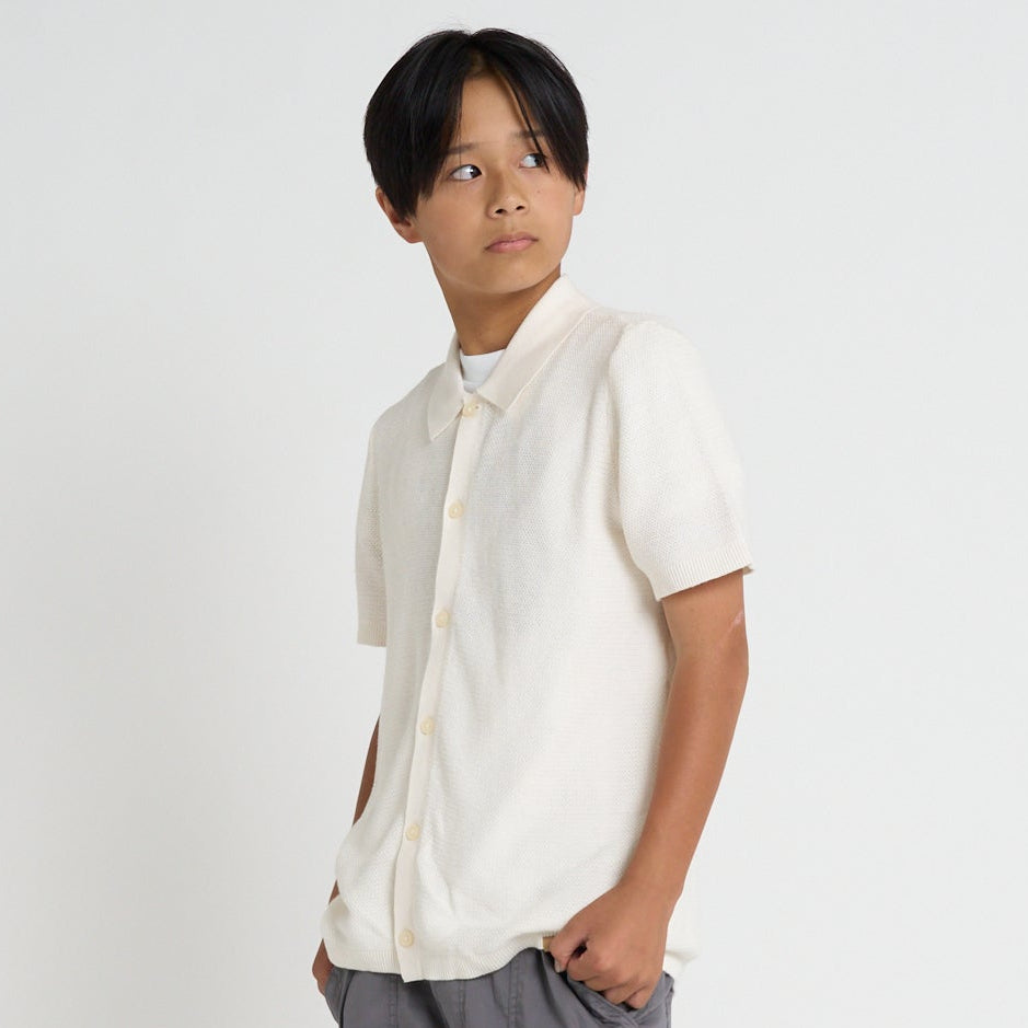 【110-170cm】 Tシャツ A&F(アバクロンビー&フィッチ) AFB BUTTON THROUGH SWOLO