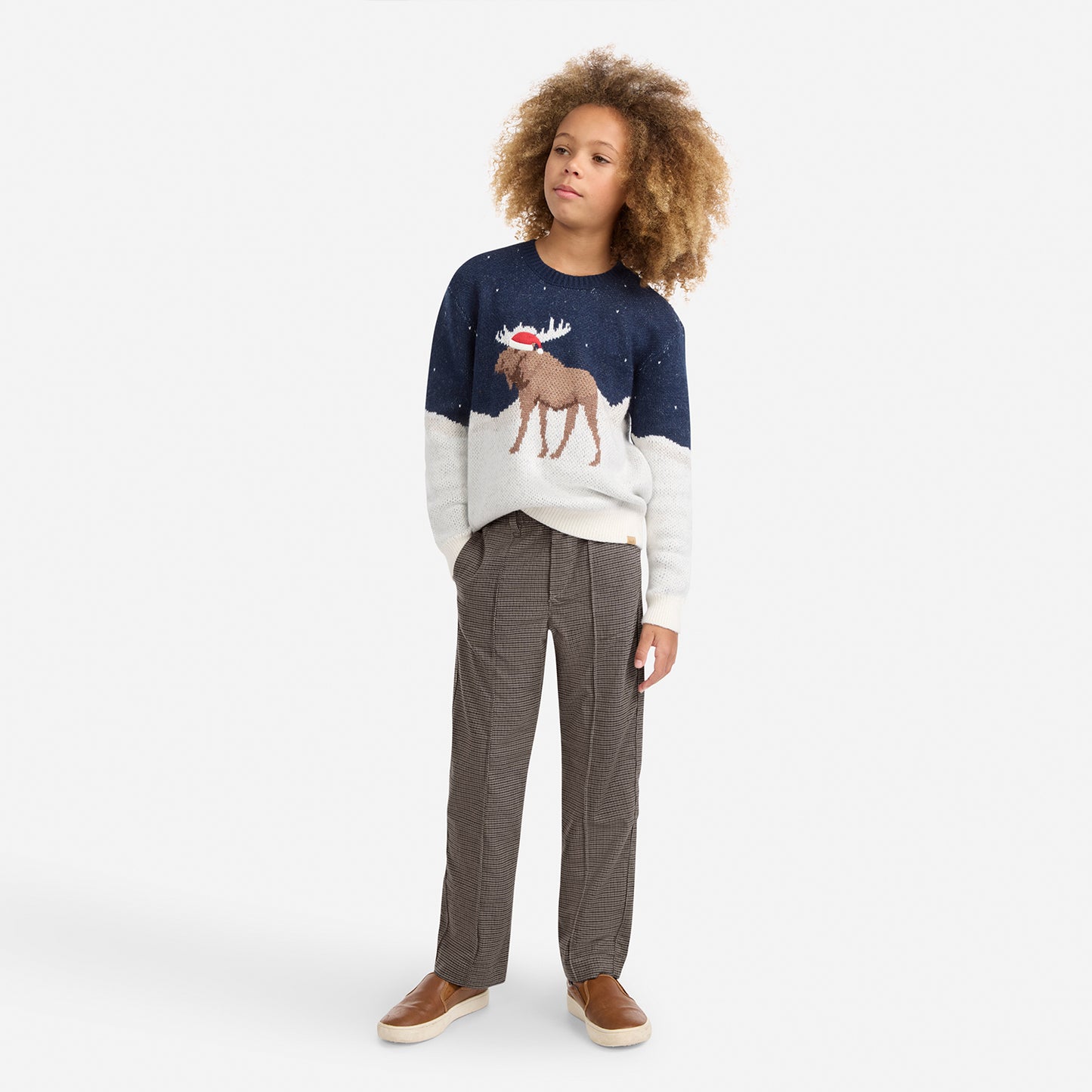 【110-170cm】  A&F(アバクロンビー&フィッチ)  パンツ AFB LOOSE TWILL