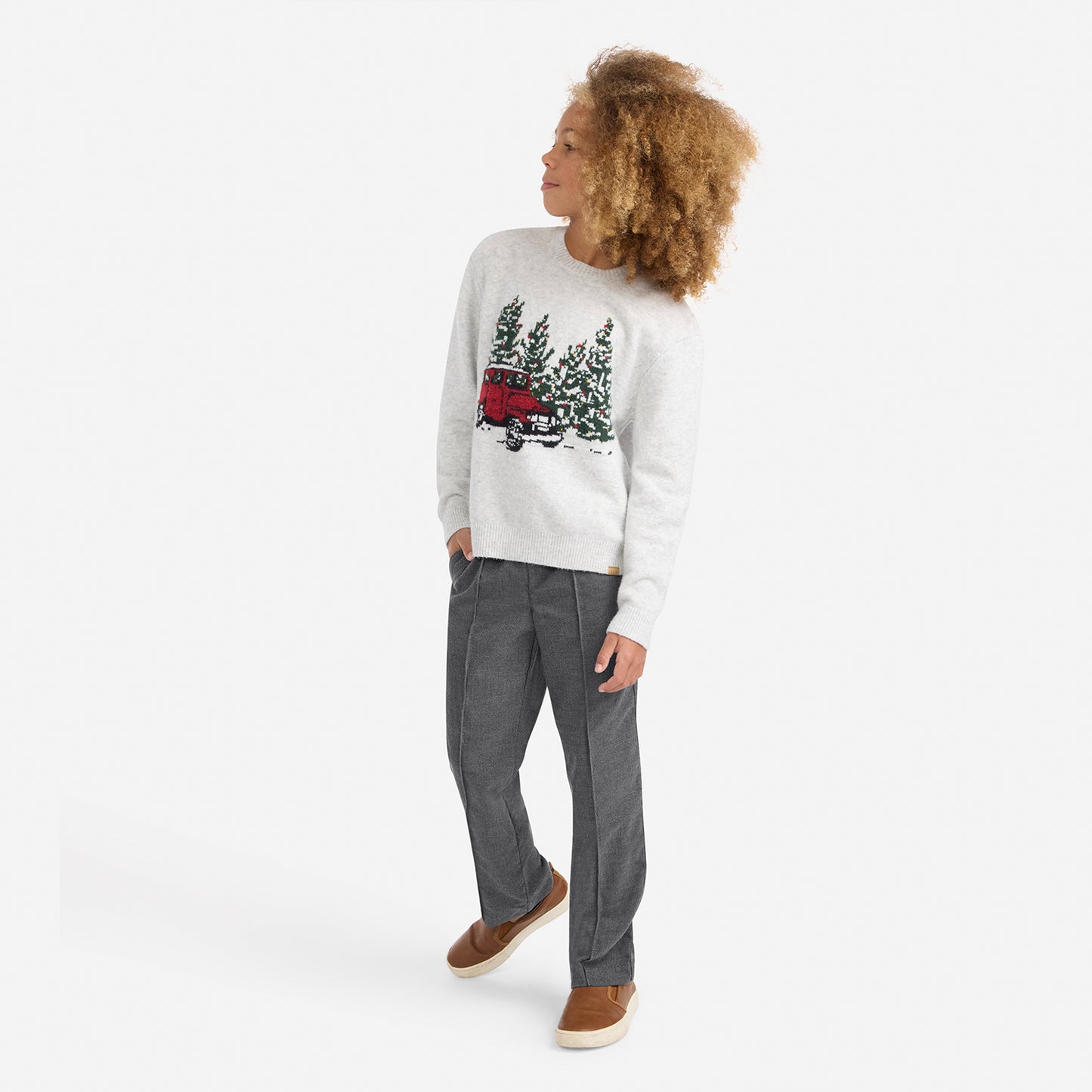 【110-170cm】  A&F(アバクロンビー&フィッチ)  パンツ AFB LOOSE TWILL