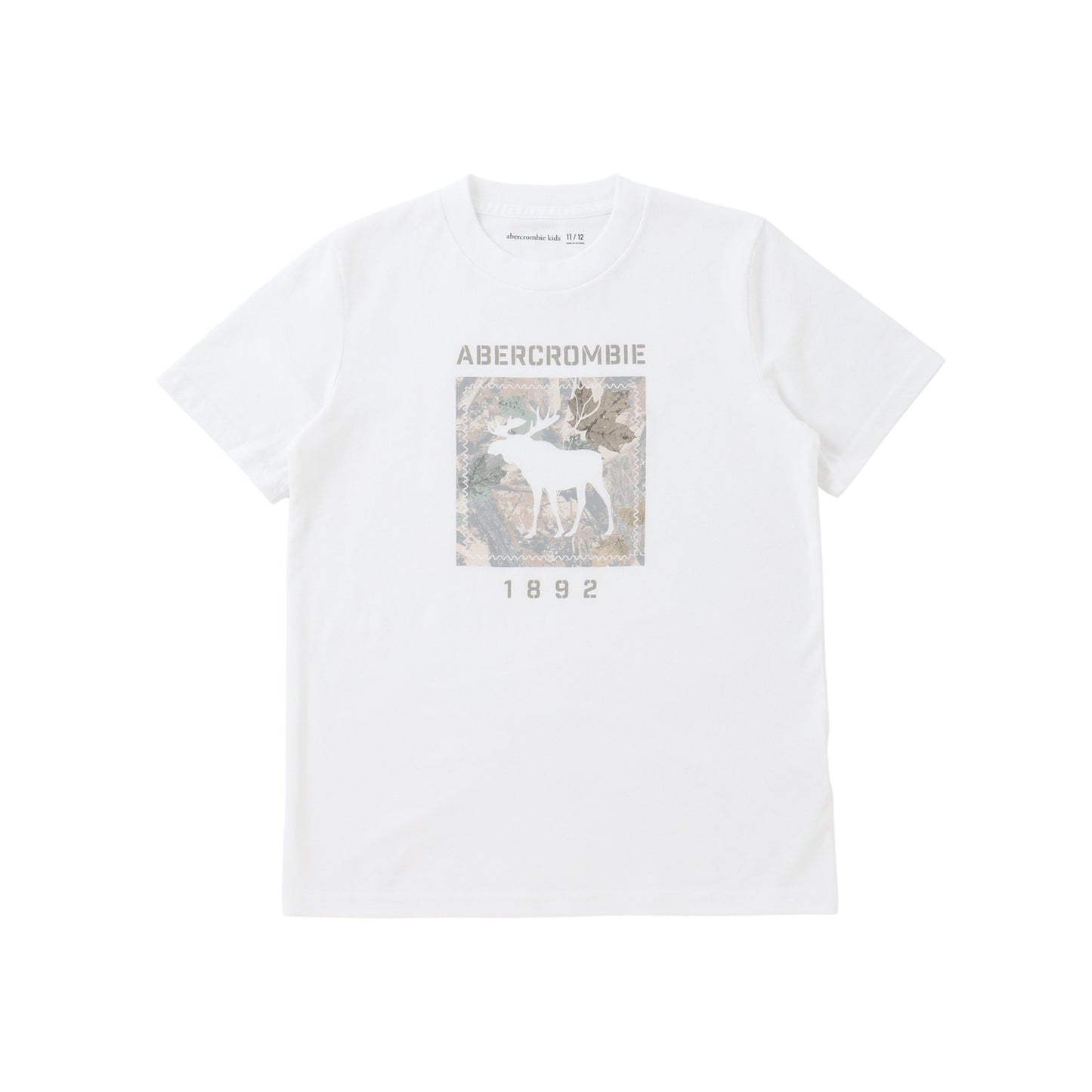 【110-170cm】 Tシャツ A&F(アバクロンビー&フィッチ) AFB CAMO MOOSE FILL TEE