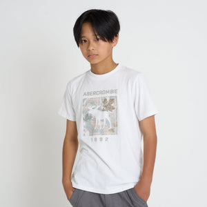 110-170cm】 Tシャツ A&F(アバクロンビー&フィッチ) AFB CAMO MOOSE 