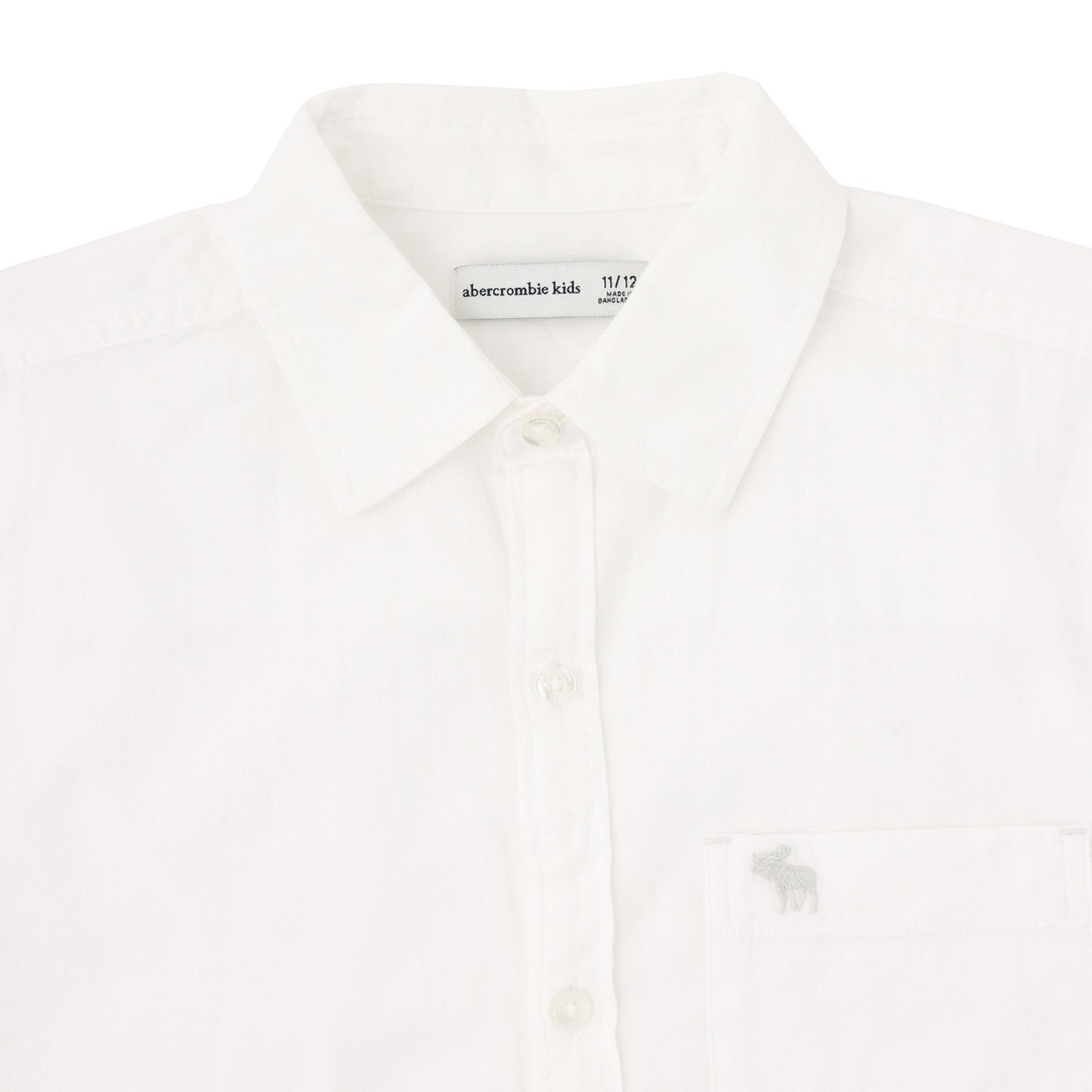 【110-170cm】  A&F(アバクロンビー&フィッチ) 布帛シャツ AFB SHORT SLEEVE ICON SHIRT