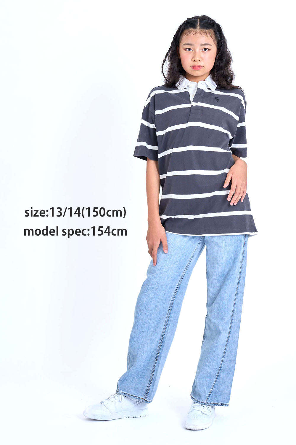 【110-170cm】  A&F(アバクロンビー&フィッチ) 半袖シャツ AFB TWEEN SPIRIT POLO