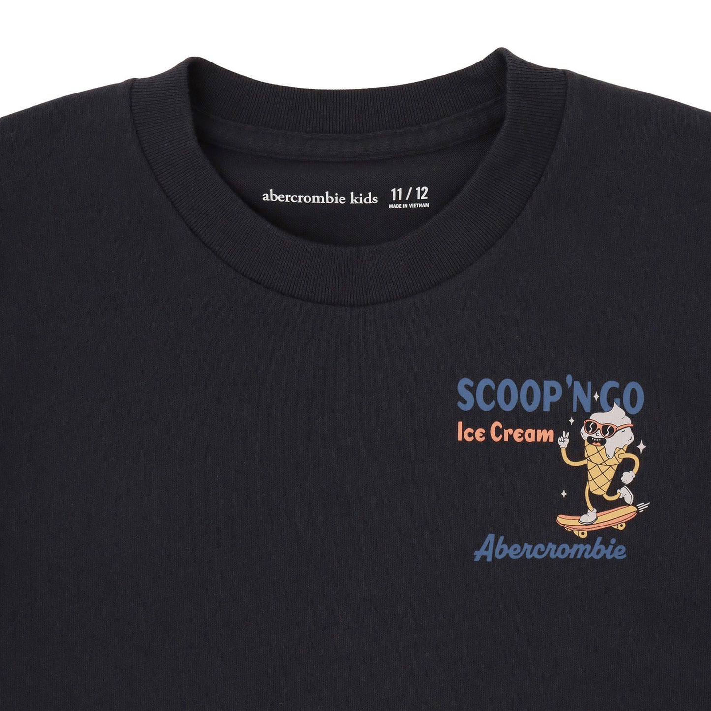 【110-170cm】  A&F(アバクロンビー&フィッチ) 半袖Tシャツ AFB SCOOP 'NO GO TEE