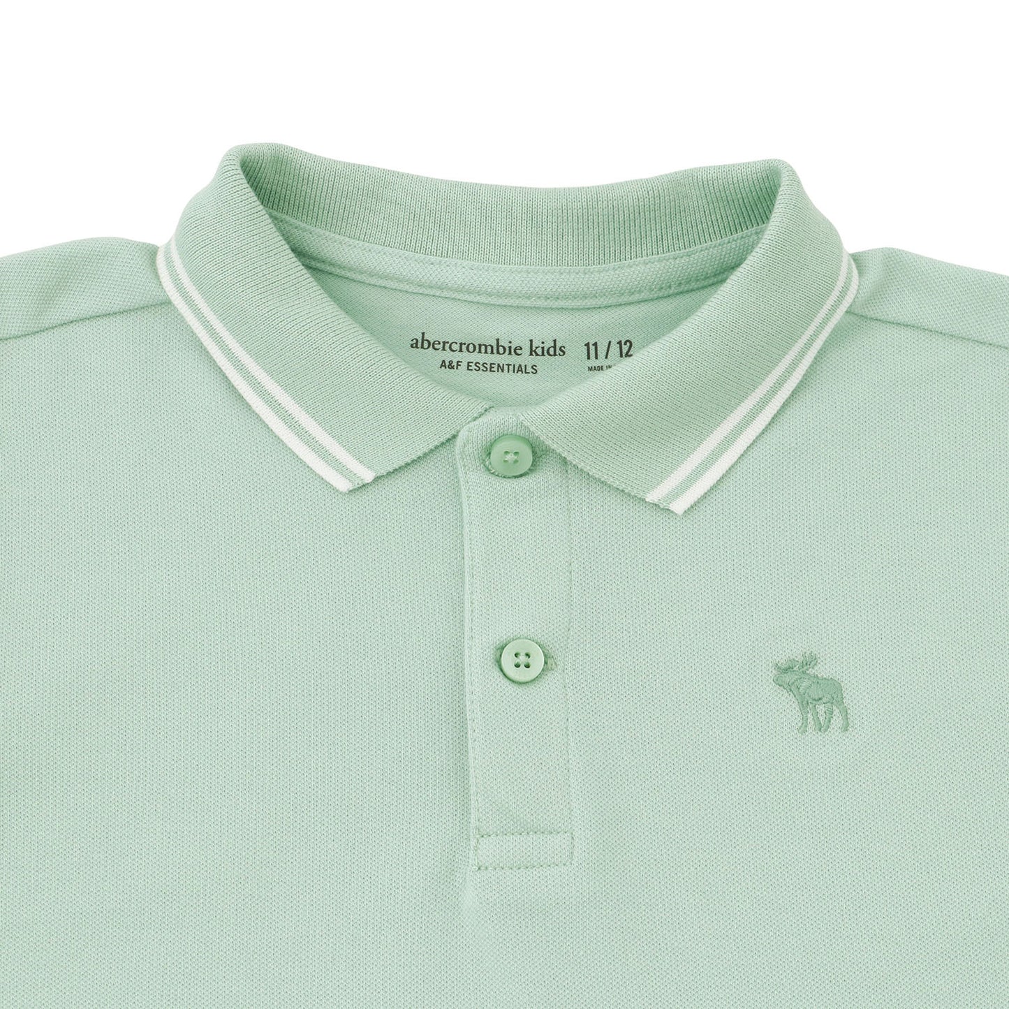 【110-170cm】  A&F(アバクロンビー&フィッチ) ポロシャツ AFB TIPPED PIQUE POLO