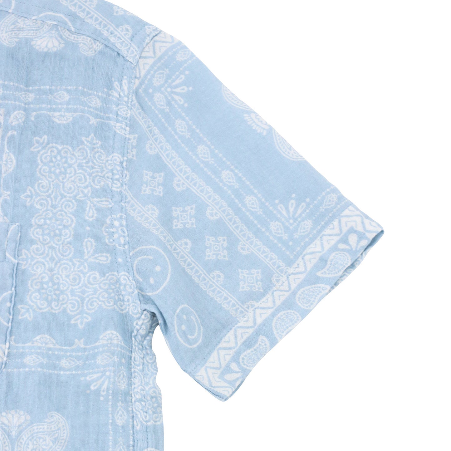 【110-170cm】  A&F(アバクロンビー&フィッチ) 布帛シャツ AFB GAUZE CAMP SHIRT