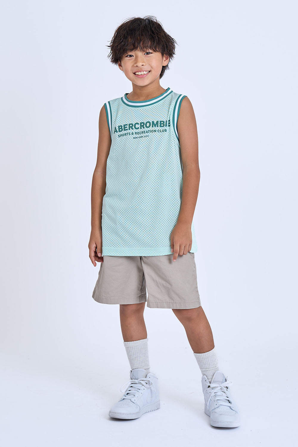 【110-170cm】  A&F(アバクロンビー&フィッチ) タンクトップ AFB MESH TANK