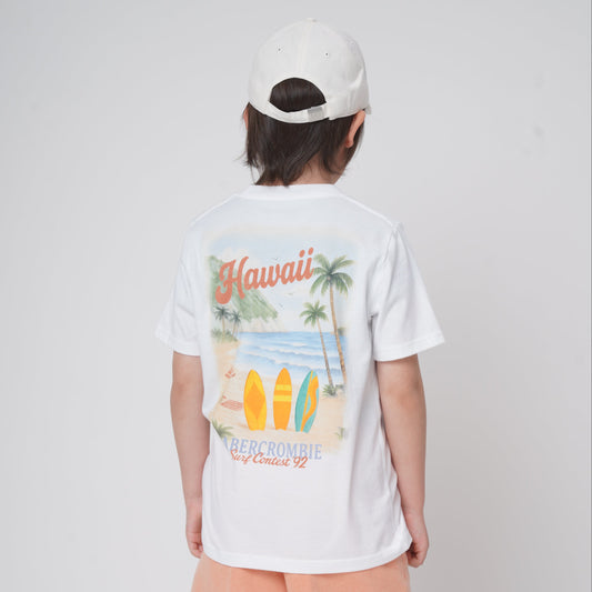【110-170cm】  A&F(アバクロンビー&フィッチ) 半袖Tシャツ AFB AMALFI COAST SURF CONTEST