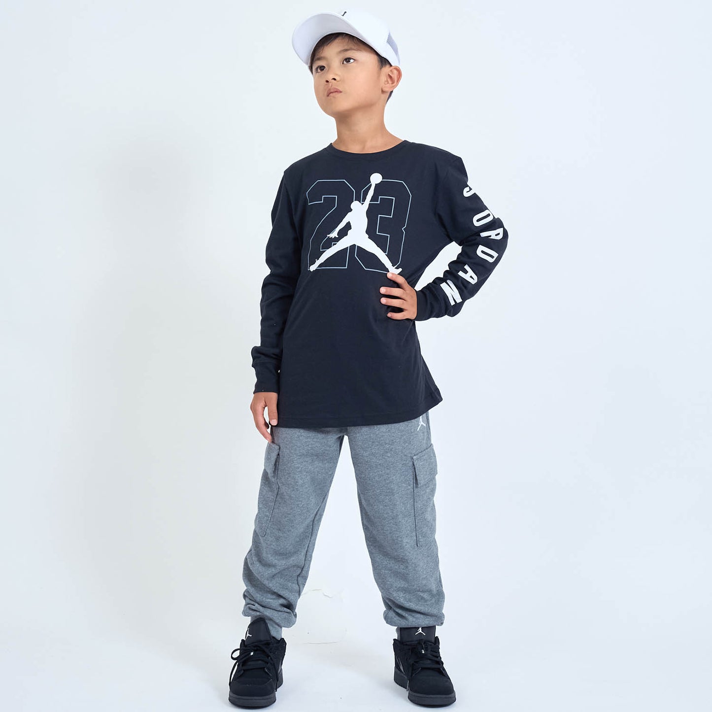 ジュニア(130-170cm) Tシャツ JORDAN(ジョーダン) JDB JBSK LS GX1