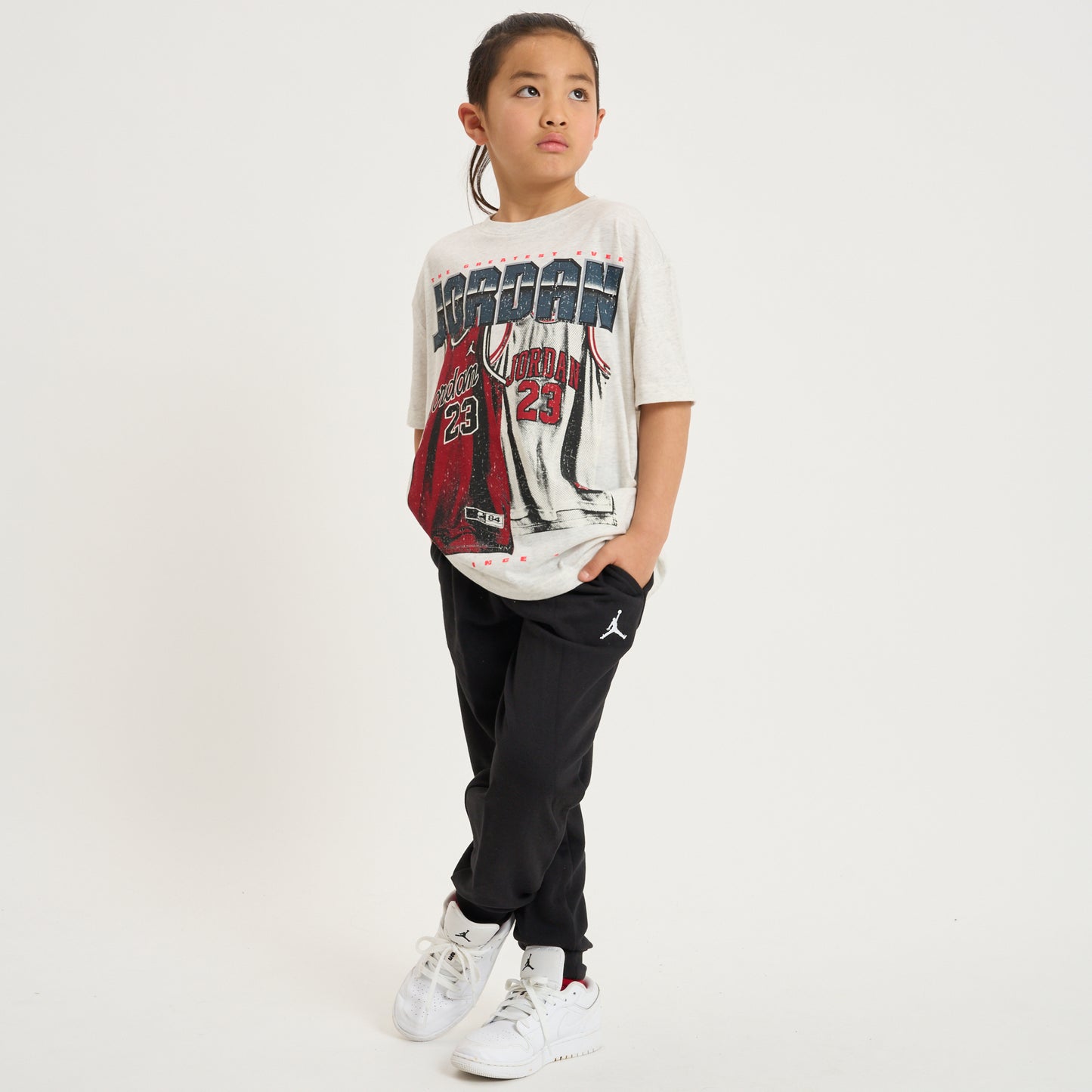 【公式限定】ジュニア(130-170cm)  JORDAN(ジョーダン) ロングパンツ JDB MJ BRKLN FT PANT