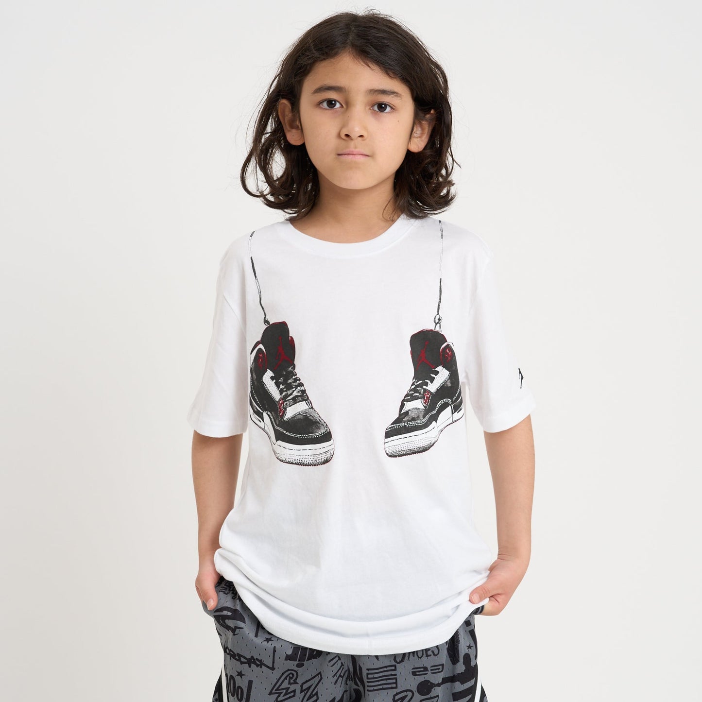 ジュニア(130-170cm)  JORDAN(ジョーダン) 半袖Tシャツ JDB AJ3  SHOE STRINGS