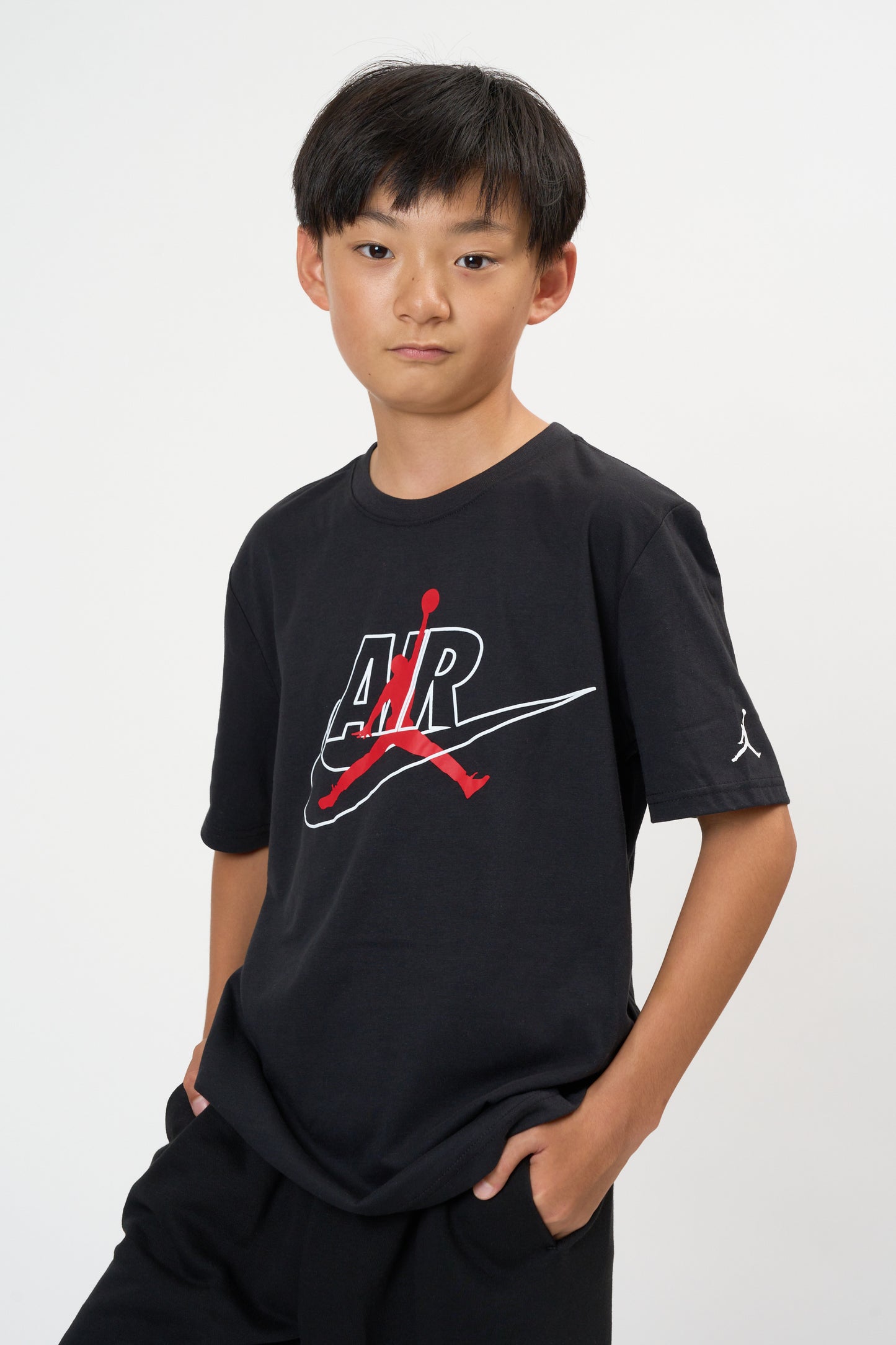 ジュニア(130-170cm)  JORDAN(ジョーダン) 半袖Tシャツ JDB AIR SWOOSH JM SS TEE
