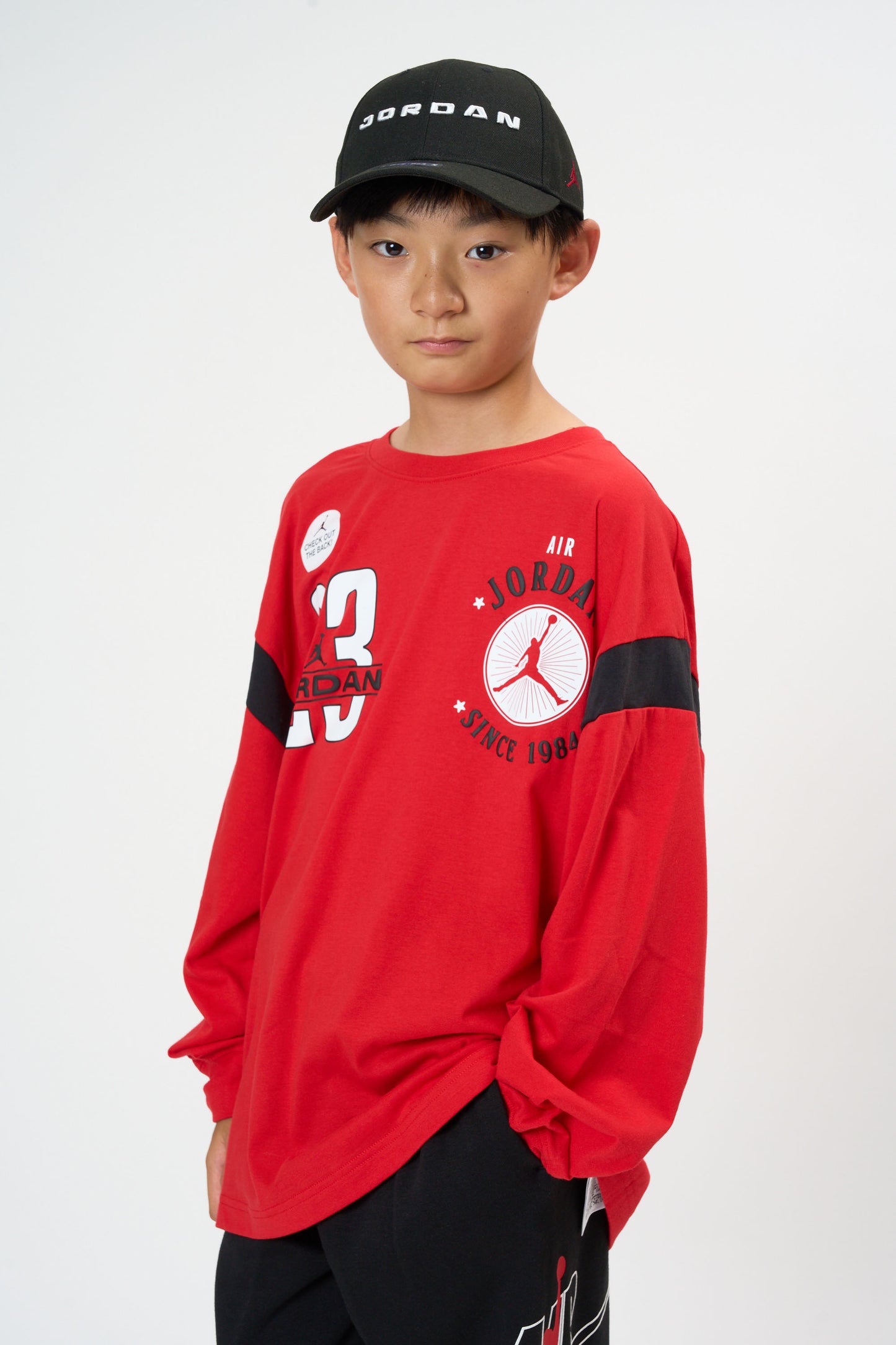ジュニア(130-170cm)  JORDAN(ジョーダン) 長袖Tシャツ JDB I23 HIGHWAY CREW LS