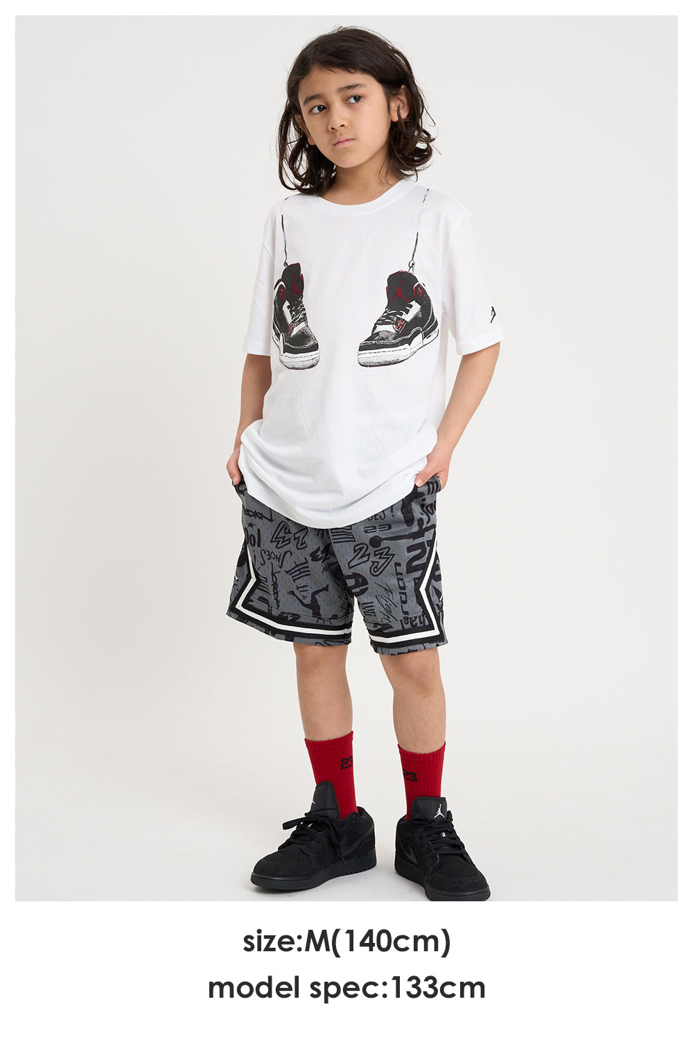 ジュニア(130-170cm) パンツ JORDAN(ジョーダン) JDB MJ AOP SPORT