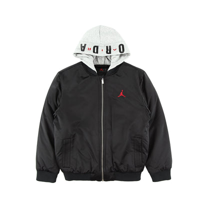 ジュニア(130-170cm) アウター JORDAN(ジョーダン) JDN BIG LOGO HOODED BOMBER